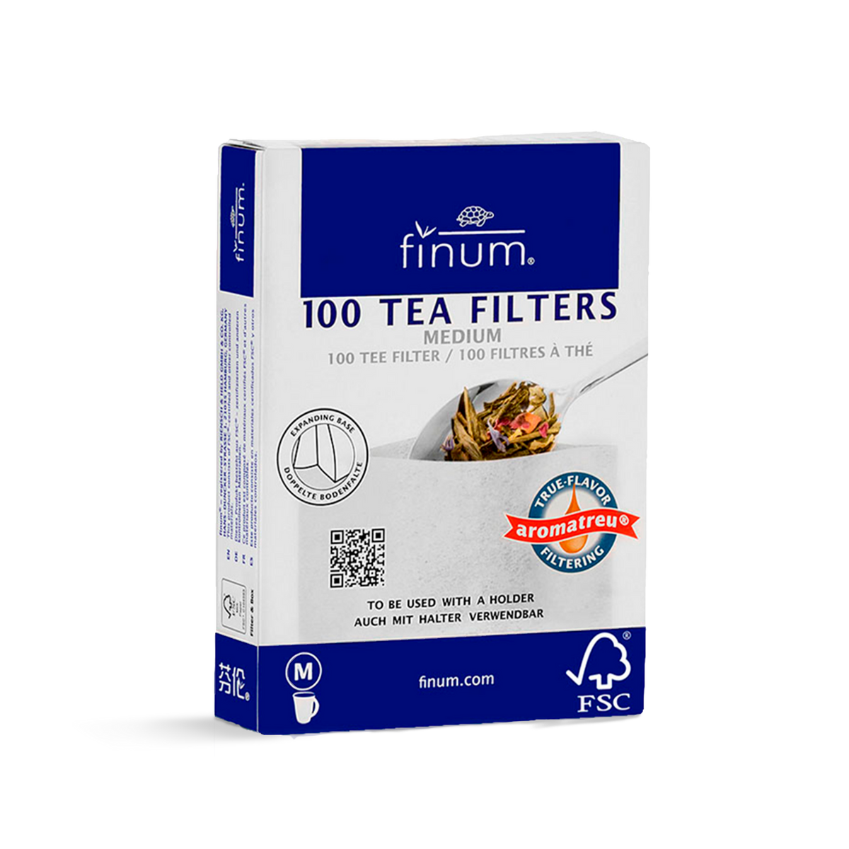 Filtros de papel para té FINUM