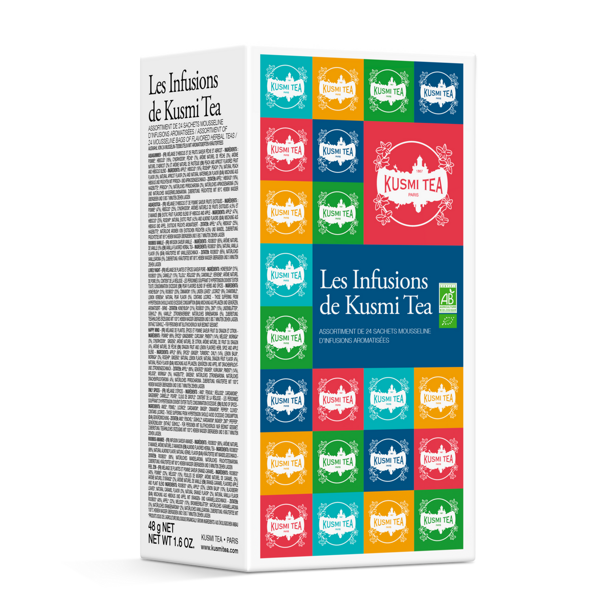 Coffret Les Infusions de Kusmi Tea bio