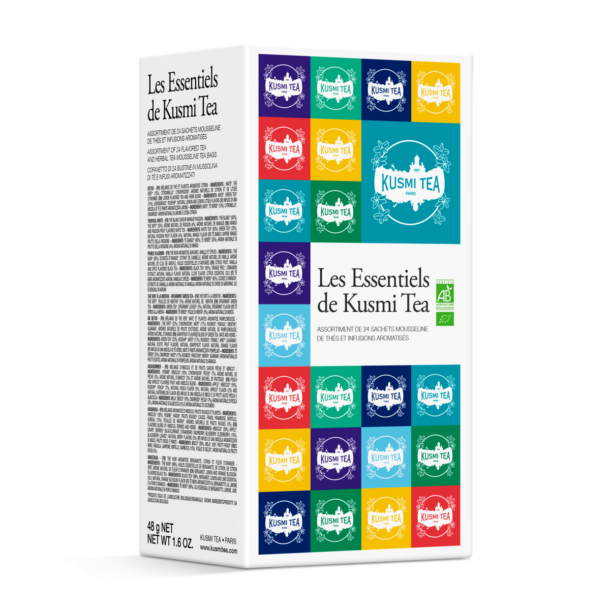 Coffret Les Essentiels de Kusmi Tea bio