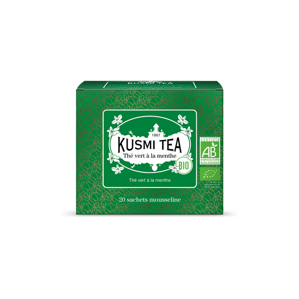 Thé vert à la menthe